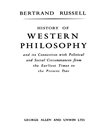 تاریخ فلسفه غرب؛ و پیوندهای آن با شرایط سیاسی و اجتماعی دوران آغازین تا به امروز [کتاب انگلیسی]