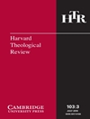 Harvard Theological Review / مجموعه مقالات مجله بررسی های الهیاتی دانشگاه هاروارد