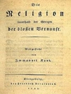 دین در محدوده عقل تنها [کتاب انگلیسی]