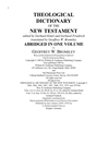 فرهنگ واژگان الهیاتی عهد جدید: خلاصه یک جلدی [کتاب انگلیسی]