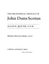 الهیات فلسفی جان دانز اسکوتوس [کتاب انگلیسی]