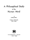 مطالعه فلسفی ذهن انسان [کتاب انگلیسی]