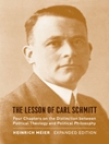 درس کارل اشمیت: چهار فصل در مورد تمایز بین الهیات سیاسی و فلسفه سیاسی. نسخه توسعه یافته [کتاب انگلیسی]