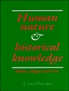 طبیعت انسان و دانش تاریخی: هیوم، هگل و ویکو [کتاب انگلیسی]