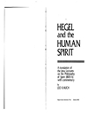 هگل و روح انسان: ترجمه ای از سخنرانی های ینا در مورد فلسفه روح (1805-1805) با تفسیر [کتاب انگلیسی]