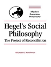 فلسفه اجتماعی هگل: پروژه آشتی [کتاب انگلیسی]
