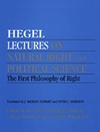 سخنرانی در باب حق طبیعی و علوم سیاسی: اولین فلسفه حق [کتاب انگلیسی]