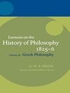 سخنرانی در تاریخ فلسفه 1825-6 جلد دوم، فلسفه یونان [کتاب انگلیسی]