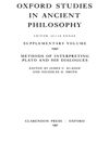 مطالعات آکسفورد در فلسفه باستان: جلد تکمیلی 1992: روش‌های تفسیر افلاطون و گفتگوهای او [کتاب انگلیسی]