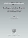 رژیم تحمل نادرست: مطالعات جان رالز، راینر فورست و مسائل جاری [کتاب انگلیسی]