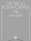 دیتریش بونهفر کار می کند جلد دوم : فعل و هستی: فلسفه و هستی شناسی متعالی در الهیات سیستماتیک [کتاب انگلیسی]